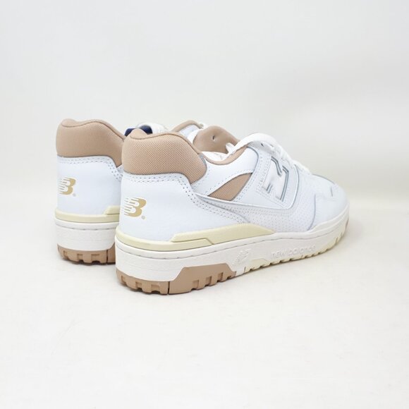 New Balance 550 White Tan Walking Casual Shoe Sneaker Womens Size 9 US BBW550JM - Picture 5 of 12